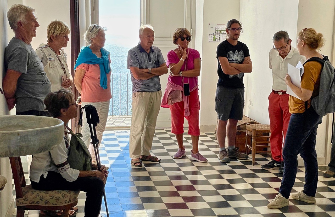 Debut de la visite avec lisa battin 1