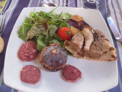 Déjeuner sur le thème de la figue (restaurant "Lou Pitchoun")