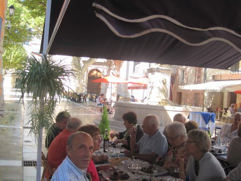 Déjeuner sur le thème de la figue (restaurant "Lou Pitchoun")